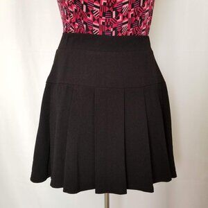 Torrid Black Pleated High Low Skirt Size 12